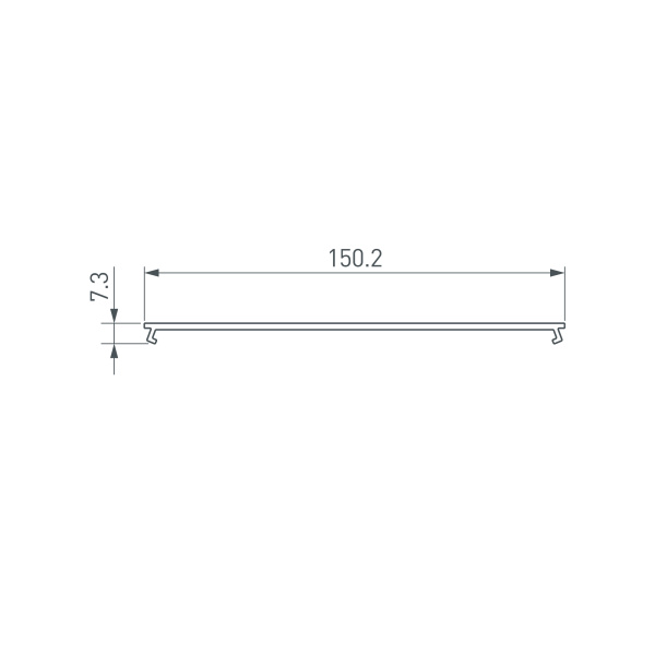 Экран ARH-POWER-W150-2000 OPAL (Arlight, Пластик)