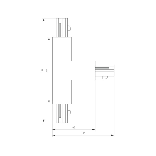 Коннектор тройной LGD-4TR-CON-EXT-R1-WH (C) (Arlight, IP20 Пластик, 3 года)