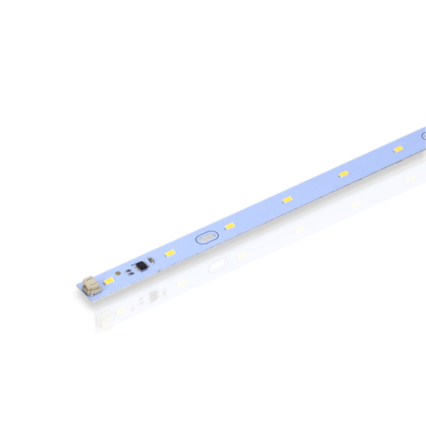 Светодиодная линейка 2835, 12 led, 220V, 6W, 450mm, D186, day white