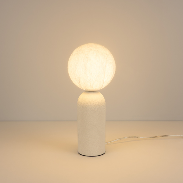 Светильник SP-SILKA-TAB-R150-6W Warm2700 (WH, 330 deg, 230V, TOUCH-DIM) (Arlight, IP20, Натуральный шелк, 3 года)