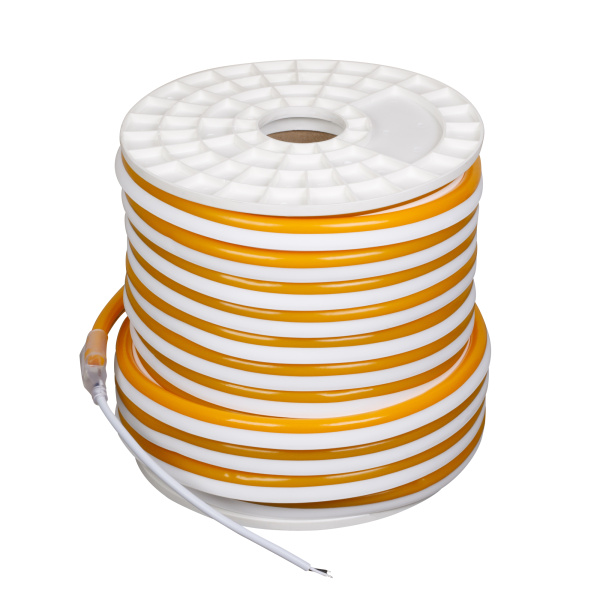 Гибкий неон ARL-CF2835-U15M20-24V Yellow (26x15mm) (Arlight, 8 Вт/м, IP65)