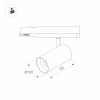 Светильник LGD-NIKA-4TR-R100-40W Day4000 (WH, 24 deg, 230V) (Arlight, IP20 Металл, 5 лет)