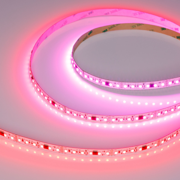 Лента SPI-A120-10mm 24V RGB-PX6-BPT (23 W/m, IP20, 2835, 5m) (Arlight, бегущий огонь)