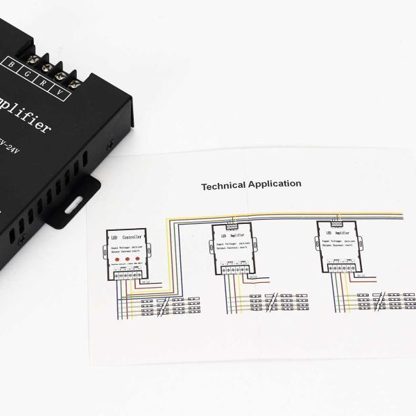 Усилитель RGB-30A P262 (5-24V, 150-720W)