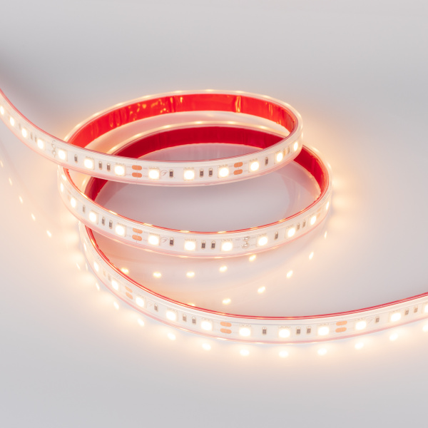 Лента RTW 2-5000P 12V Warm2700 2x (5060, 300 LED, LUX) (Arlight, 14.4 Вт/м, IP66)