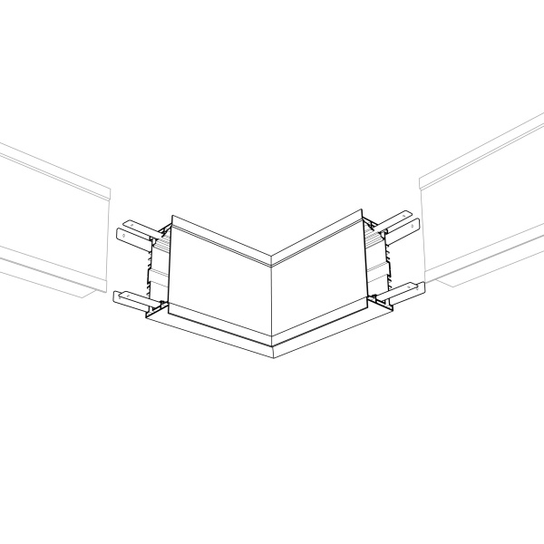 Угол S2-LINIA94-F-L90N внутренний (Arlight, Металл)