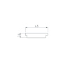 Экран SL-BEVEL-H12-F13-2000 OPAL (Arlight, Пластик)