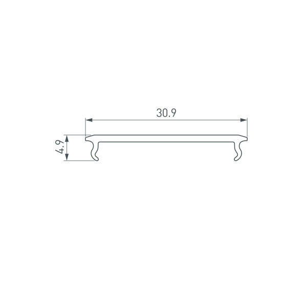 Экран SL-COMFORT-3551-2000 BLACK (Arlight, Пластик)