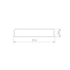Экран FLOOR-W18-2000 OPAL (Arlight, Пластик)