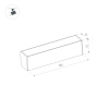 Коннектор прямой MAG-CON-45-I-POWER (BK) (Arlight, IP20 Металл, 5 лет)