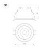 Светильник MS-ALORA-BUILT-R106-9W Day4000-MIX (BK, 40 deg, TRIAC) (Arlight, IP54 Пластик, 3 года)