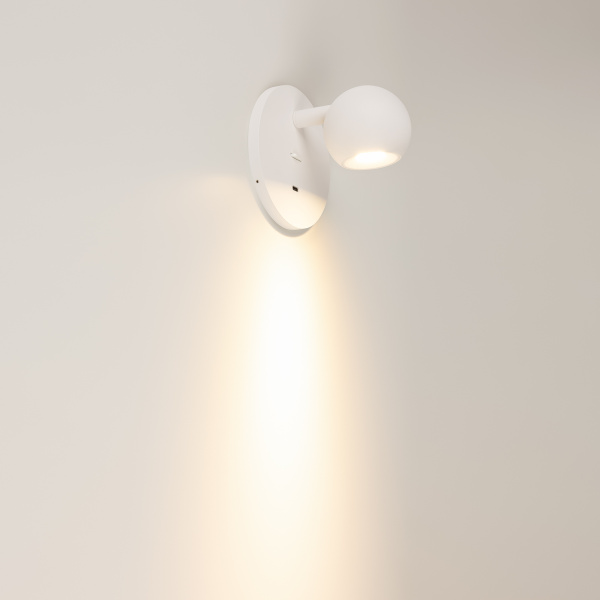 Светильник SP-OTTORI-WALL-CHARGE-6W Warm3000 (WH, 30 deg, 230V, USB-C) (Arlight, IP20 Металл, 3 года)