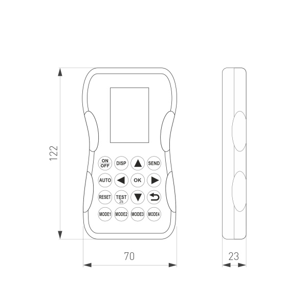 Пульт ARL-LAGERN-IR (3V) (Arlight, IP20 Пластик, 3 года)