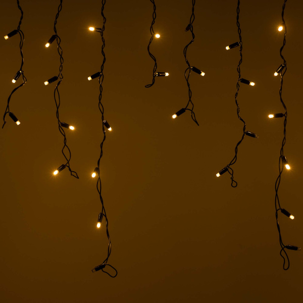 Светодиодная гирлянда ARD-EDGE-CLASSIC-2400x600-BLACK-88LED-FLASH Warm/Warm (230V, 6W) (Ardecoled, IP65)