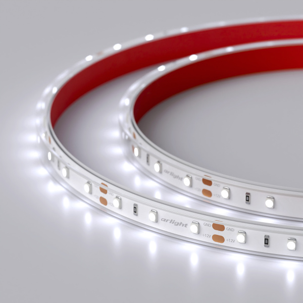 Лента RTW 2-5000PGS 12V Cool (3528, 300 LED, LUX) (Arlight, 4.8 Вт/м, IP67)