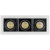 Светильник CL-KARDAN-S260x102-3x9W Warm (WH-BK, 38 deg) (Arlight, IP20 Металл, 3 года)