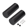 Заглушка ROUND-D36-360 BLACK с отверстием (Arlight, Металл)