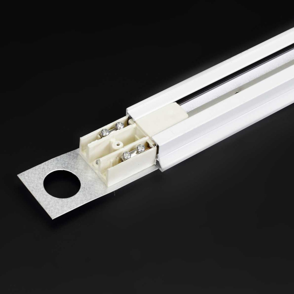 Трек для спотов 2L 2м NX25 (однофазный, 2 провода, белый)