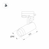 Светильник LGD-GELIOS-4TR-R95-40W Warm3000 (BK, 20-60 deg, 230V, DALI) (Arlight, IP20 Металл, 3 года)