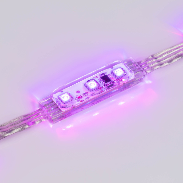 Модуль управляемый DMX-B3 12V RGB (0.72W, IP68, 140 deg) (Arlight, Пластик, 3 года)