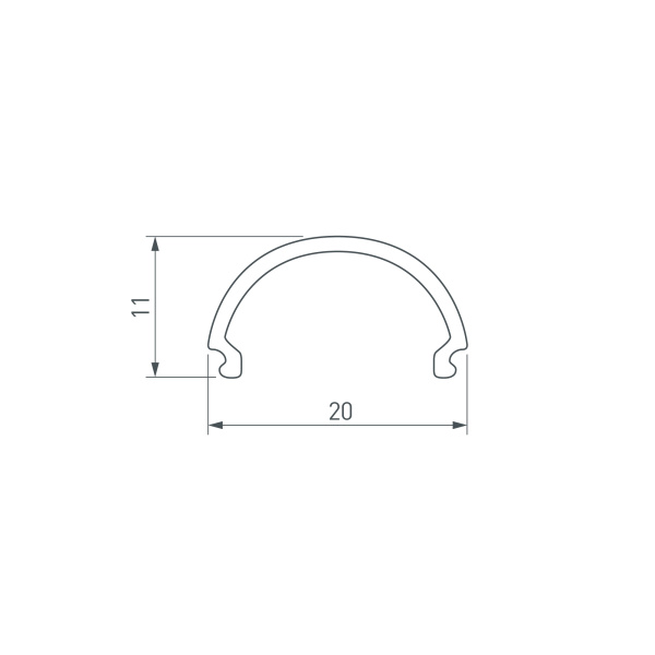 Экран SL-LINE-2011-2500 Round OPAL (Arlight, -)