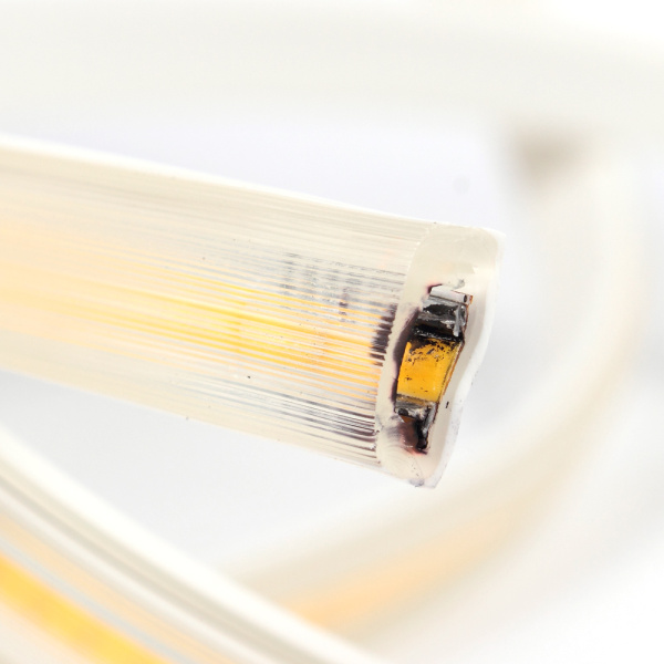 Светодиодная лента COB 280 chip/m, 220V, 15W/m, day white, IP68, 280DW